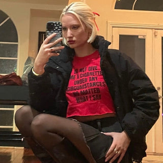Do Not Give Me A Cigarette Baby Tee