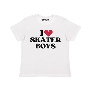 I Love Skater Boys Baby Tee