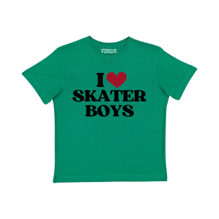 I Love Skater Boys Baby Tee