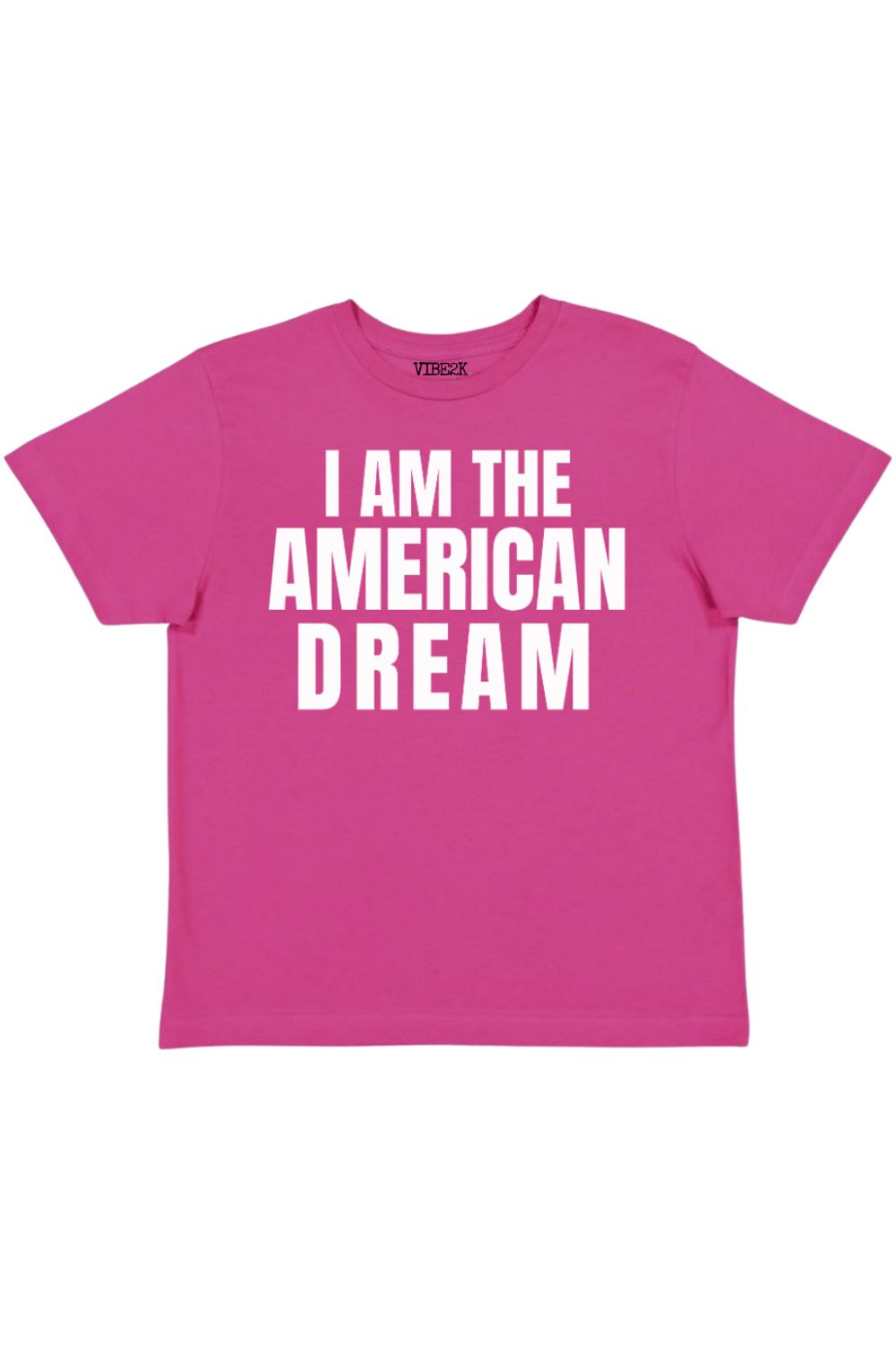 amerivintage ⭐︎Daydream グラフィックTシャツ ピンク I Am The American Dream Baby Tee – VIBE2K