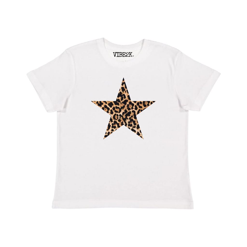 Leopard Print Star Baby Tee – VIBE2K Leopard Print Star Baby Tee – VIBE2K