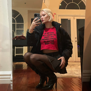 Do Not Give Me A Cigarette Baby Tee