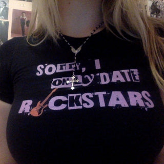 Sorry I Only Date Rockstars Baby Tee