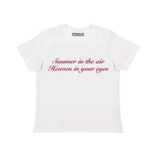 Summer In The Air Heaven In Your Eyes Baby Tee