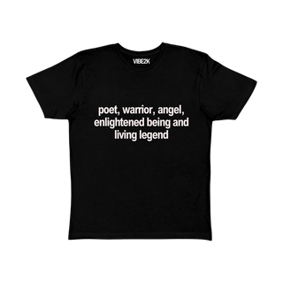 Poet Warrior Angel Enlightened Being And Living Legend Baby Tee