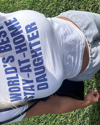 World's Best Stay At Home Daughter Baby Tee