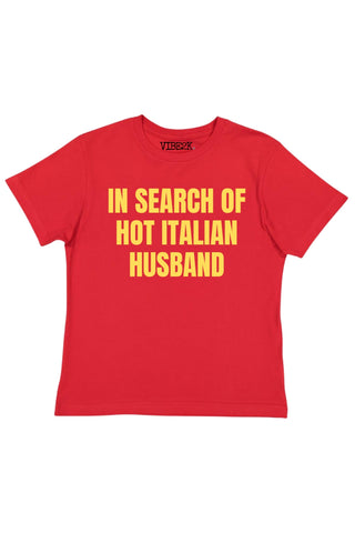 In Search Of Hot Italian Husband Baby Tee