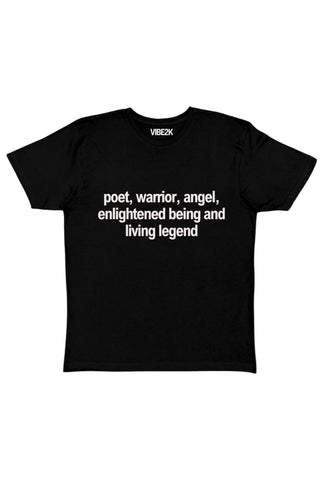 Poet Warrior Angel Enlightened Being And Living Legend Baby Tee