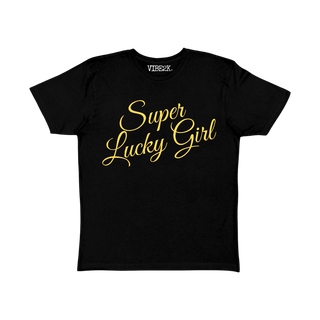 Super Lucky Girl Yellow Baby Tee