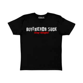 Boyfriends Suck Stay Single Baby Tee