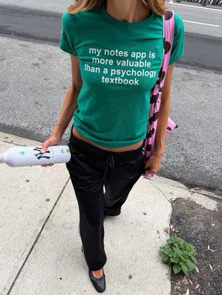 My Notes App Is More Valuable Than A Psychology Textbook Baby Tee
