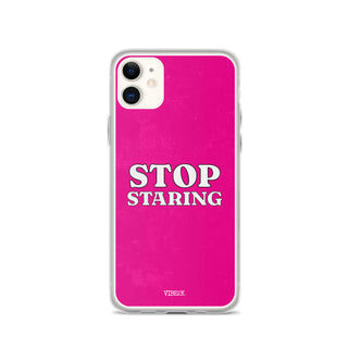 Stop Staring iPhone Case