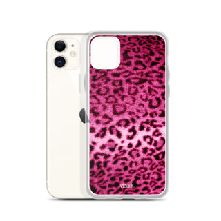 Hot Pink Leopard iPhone Case