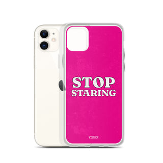 Stop Staring iPhone Case