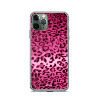 Hot Pink Leopard iPhone Case