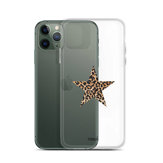 Leopard Print Star iPhone Case