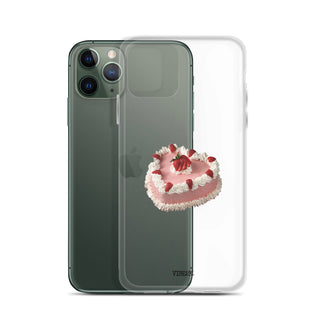 Heart Shaped Strawberry Cake iPhone Case