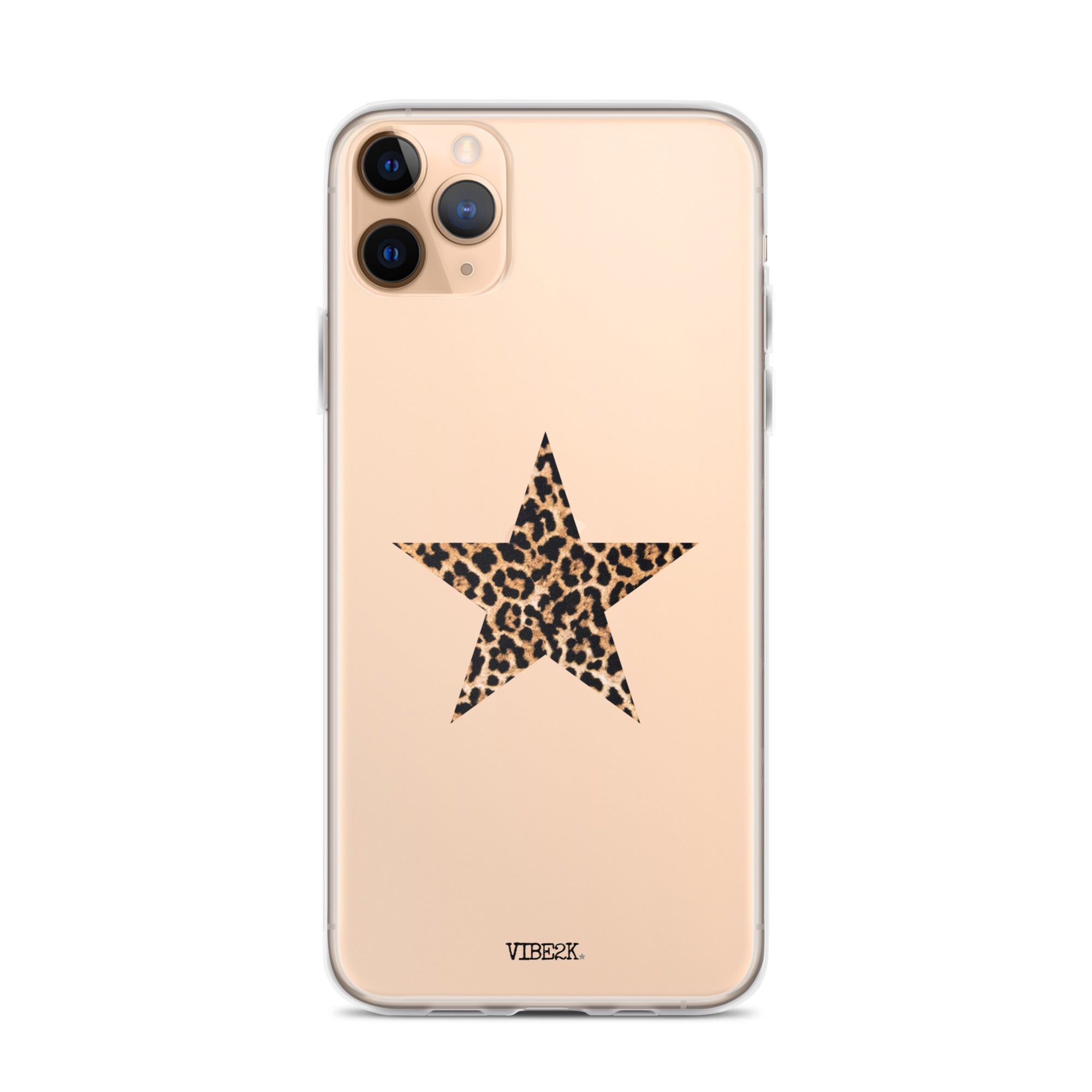 Leopard Print Star iPhone Case – VIBE2K Leopard Print Star iPhone Case – VIBE2K