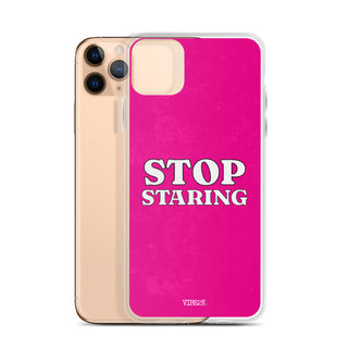 Stop Staring iPhone Case