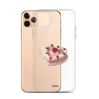 Heart Shaped Strawberry Cake iPhone Case