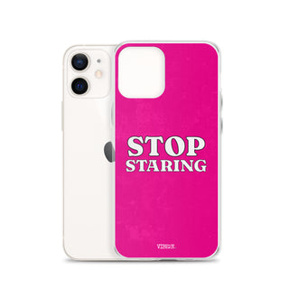 Stop Staring iPhone Case