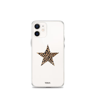 Leopard Print Star iPhone Case