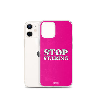 Stop Staring iPhone Case