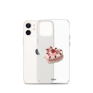 Heart Shaped Strawberry Cake iPhone Case