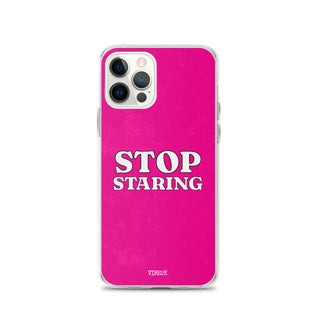 Stop Staring iPhone Case