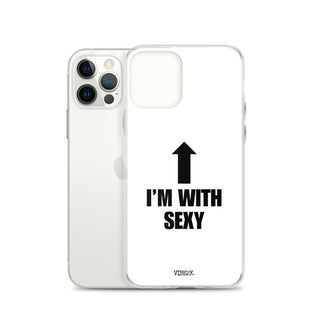 I'm With Sexy iPhone Case