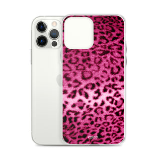 Hot Pink Leopard iPhone Case