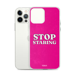 Stop Staring iPhone Case