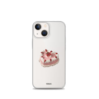 Heart Shaped Strawberry Cake iPhone Case