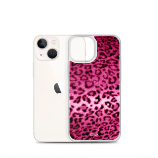 Hot Pink Leopard iPhone Case