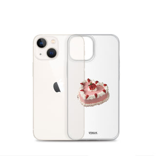 Heart Shaped Strawberry Cake iPhone Case