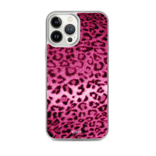 Hot Pink Leopard iPhone Case