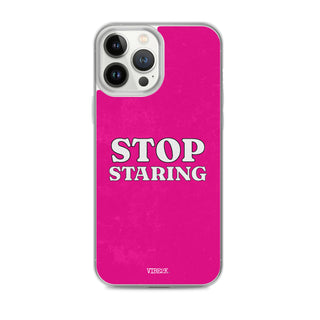 Stop Staring iPhone Case