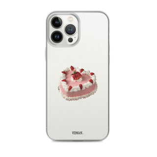 Heart Shaped Strawberry Cake iPhone Case