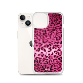 Hot Pink Leopard iPhone Case