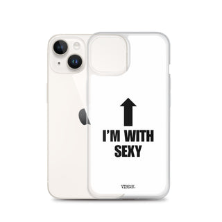 I'm With Sexy iPhone Case