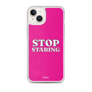 Stop Staring iPhone Case