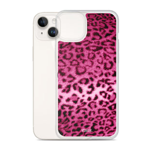 Hot Pink Leopard iPhone Case