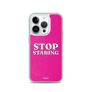 Stop Staring iPhone Case