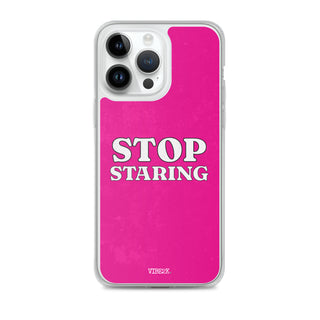 Stop Staring iPhone Case