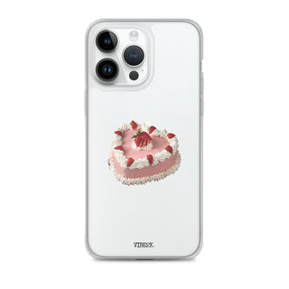 Heart Shaped Strawberry Cake iPhone Case