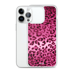 Hot Pink Leopard iPhone Case