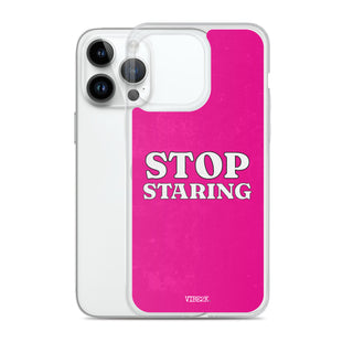 Stop Staring iPhone Case