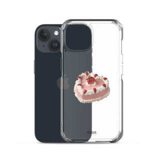 Heart Shaped Strawberry Cake iPhone Case