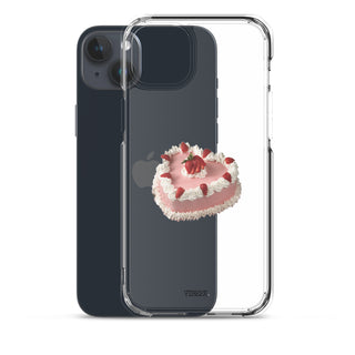 Heart Shaped Strawberry Cake iPhone Case