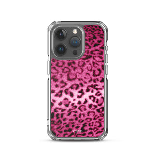 Hot Pink Leopard iPhone Case